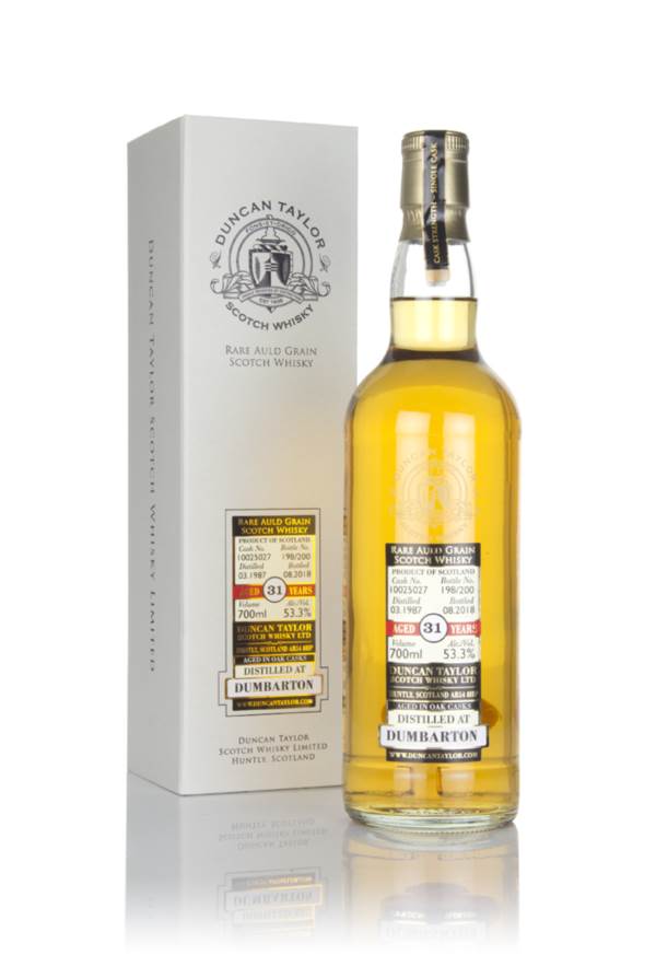 Dumbarton 31 Year Old 1987 (cask 10025027) - Rare Auld (Duncan Taylor) product image