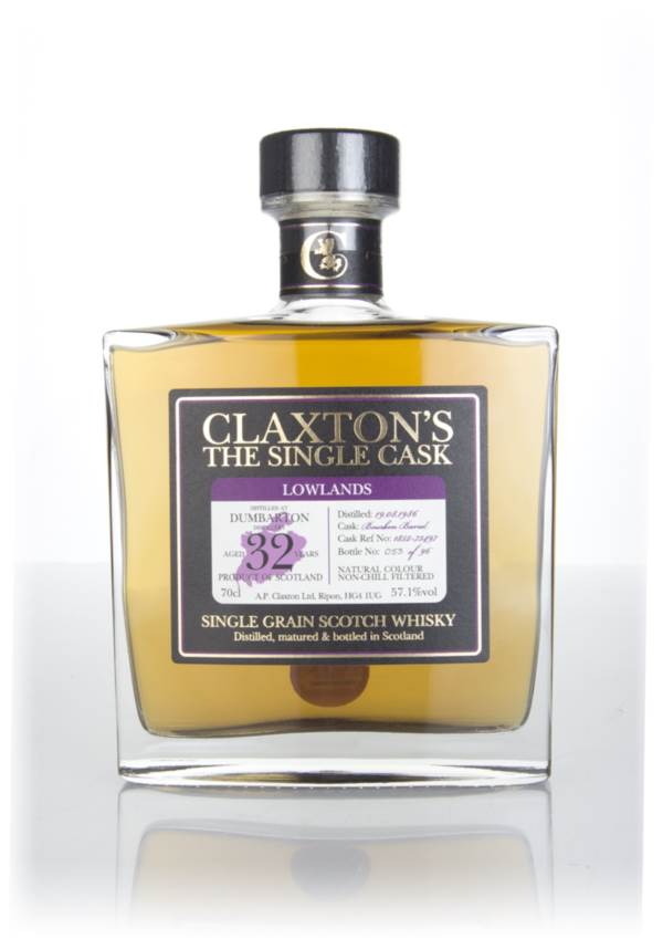 Dumbarton 32 Year Old 1986 (cask #1852-73497) - Claxton's product image