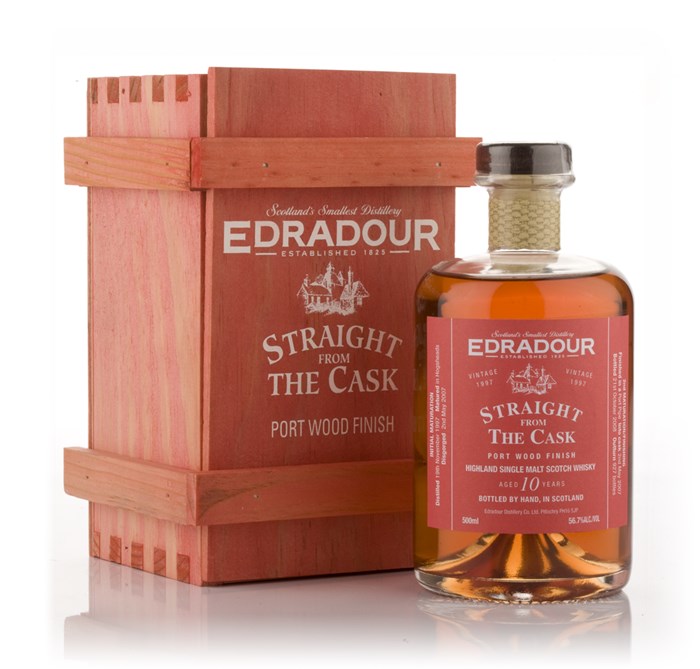 Edradour 10 Year Old 1997 Port Wood Finish - Straight from the Cask