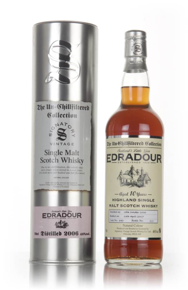 Edradour 10 Year Old 2006 (cask 349) - Un-Chillfiltered Collection (Signatory) product image