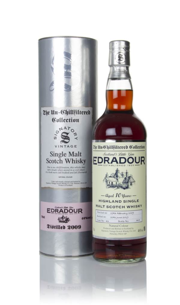 Edradour 10 Year Old 2009 (cask 43) - Un-Chillfiltered Collection (Signatory) product image