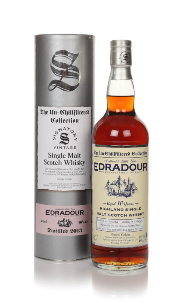 Edradour 10 Year Old 2013 (casks 253, 254, 255, 256) - Un-Chilfiltered Collection (Signatory) product image