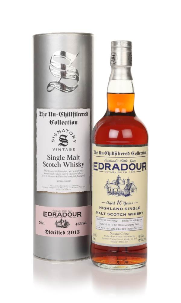 Edradour 10 Year Old 2013 (casks 281, 282, 283 & 284) - Un-Chilfiltered Collection (Signatory) product image
