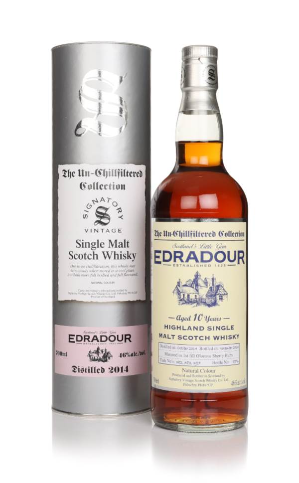 Edradour 10 Year Old 2014 (casks 382, 383 & 397) - Un-Chillfiltered Collection (Signatory) product image