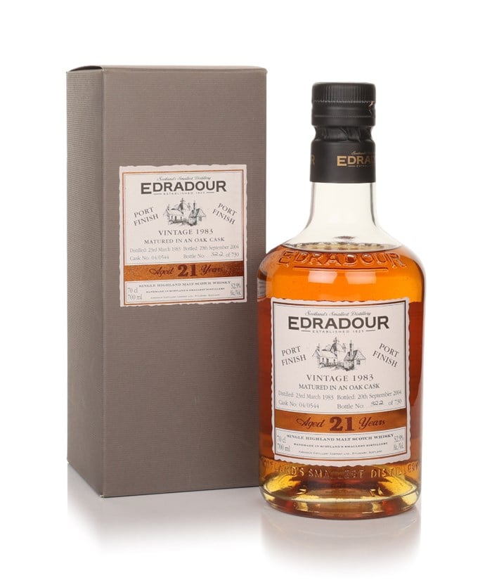 Edradour 21 Year Old 1983 (Cask 04/0544) Port Finish