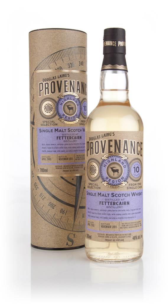 Fettercairn 10 Year Old 2005 (cask 10958) - Provenance (Douglas Laing) product image