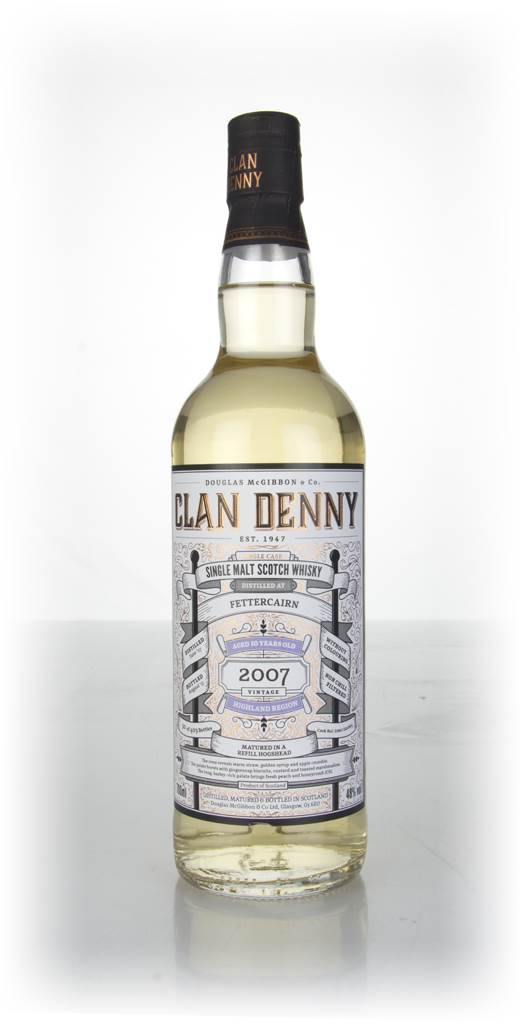 Fettercairn 10 Year Old 2007 (cask 12065) - Clan Denny (Douglas Laing) product image