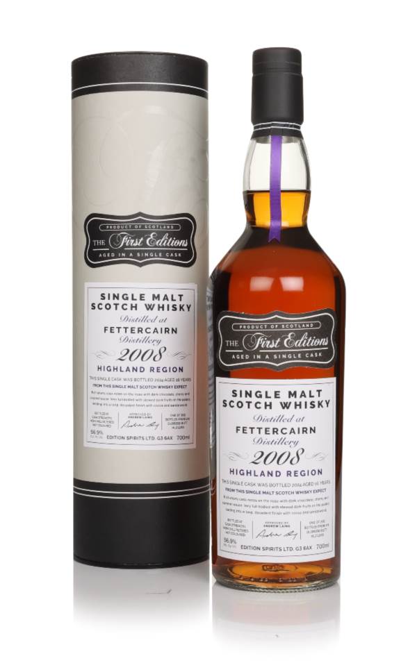 Fettercairn 16 Year Old 2008 (cask HL21245) - The First Editions (Hunter Laing) product image