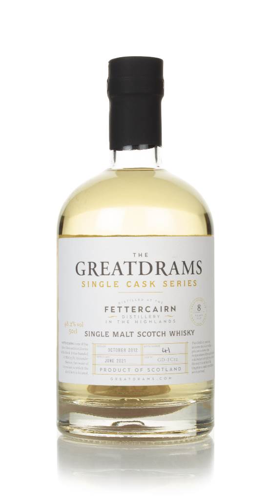 Fettercairn 8 Year Old 2012 (cask GD-FC12) - Single Cask Series (GreatDrams) product image