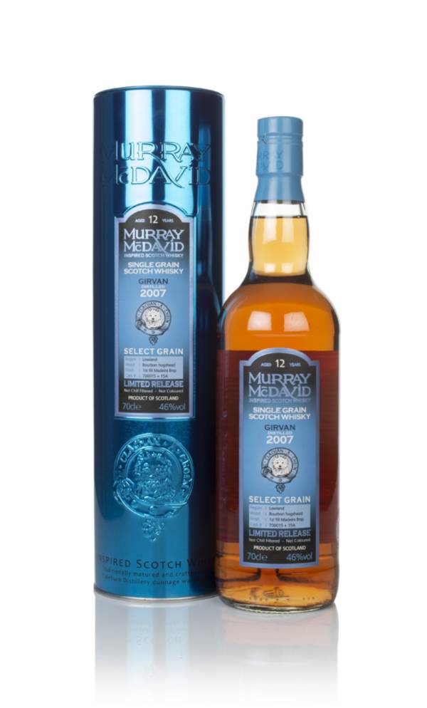 Girvan 12 Year Old 2007 (casks 700015 & 15A) - Select Grain (Murray McDavid) product image