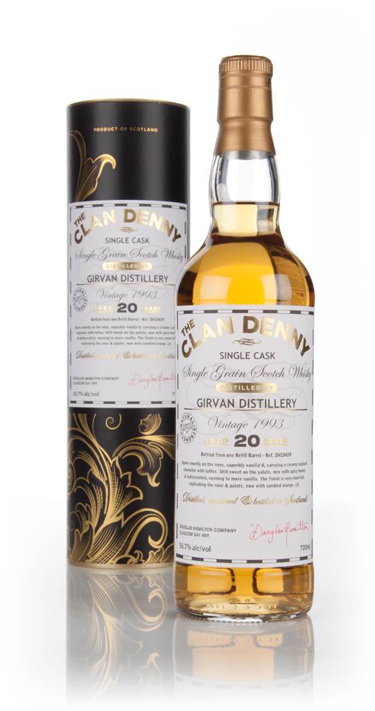 Girvan 20 Year Old 1993 (cask 10439) - Clan Denny (Douglas Laing) product image