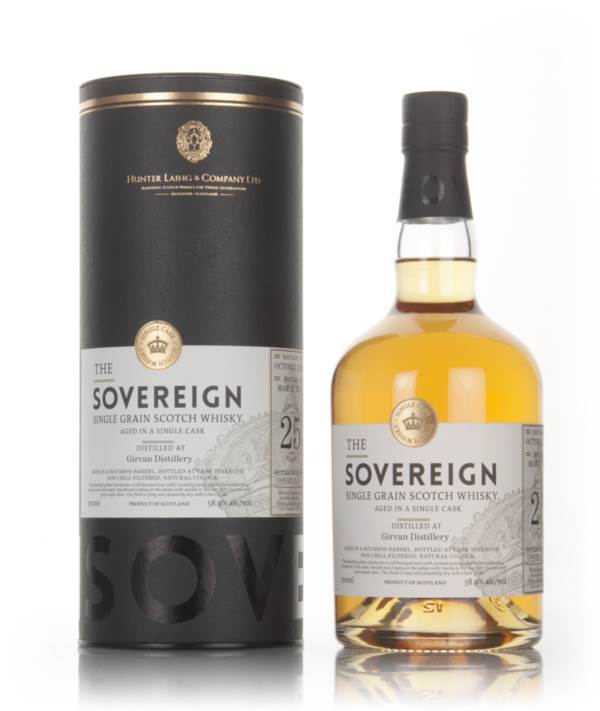 Girvan 25 Year Old 1991 (cask 13285) - The Sovereign (Hunter Laing) product image