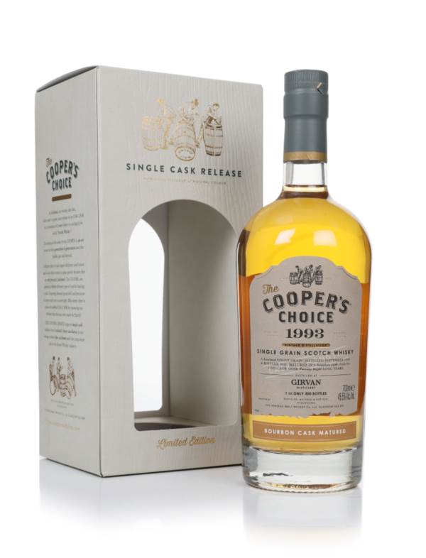 Girvan 28 Year Old 1993 (cask 110054) - The Cooper's Choice (The Vintage Malt Whisky Co.) product image