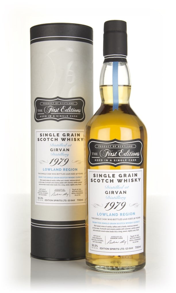 Girvan 38 Year Old 1979 (cask 14749) - The First Editions (Hunter Laing)