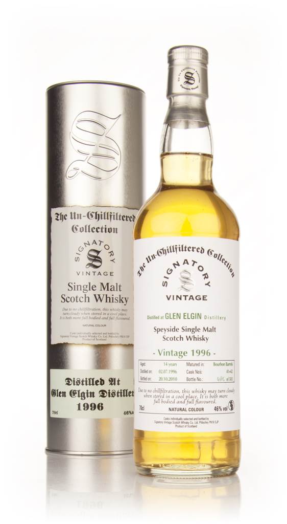 Glen Elgin 14 Year Old 1996 - Un-Chillfiltered (Signatory) product image