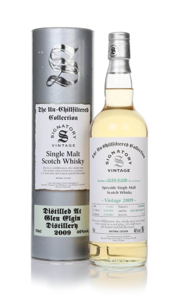 Glen Elgin 12 Year Old 2009 (casks 806369, 806378 & 806379) - Un-Chillfiltered Collection (Signatory) product image