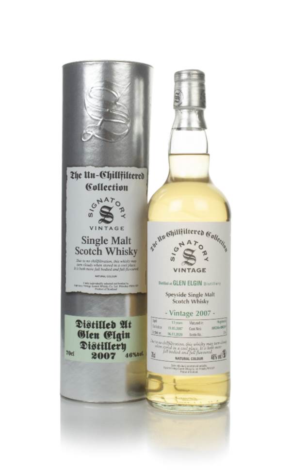 Glen Elgin 13 Year Old 2007 (casks 800246 & 800249) - Un-Chillfiltered Collection (Signatory) product image