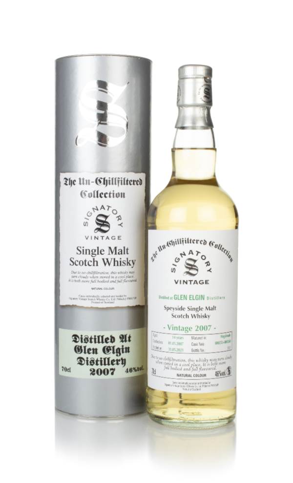 Glen Elgin 14 Year Old 2007 (casks 800255 & 800260) - Un-Chillfiltered Collection (Signatory) product image