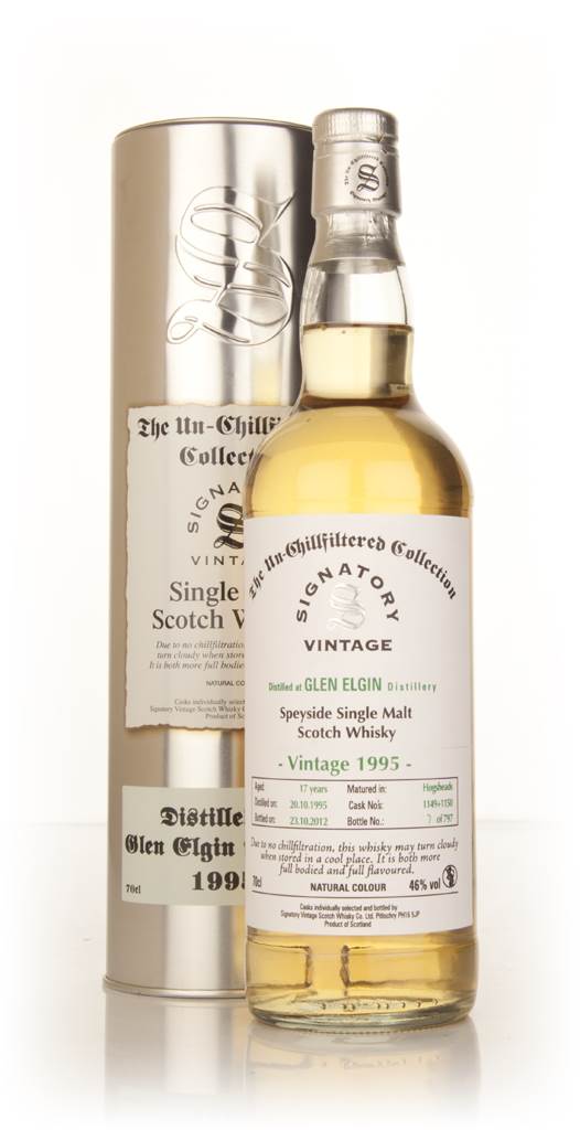 Glen Elgin 17 Year Old 1995 (casks 1149+1150) - Un-Chillfiltered (Signatory) product image