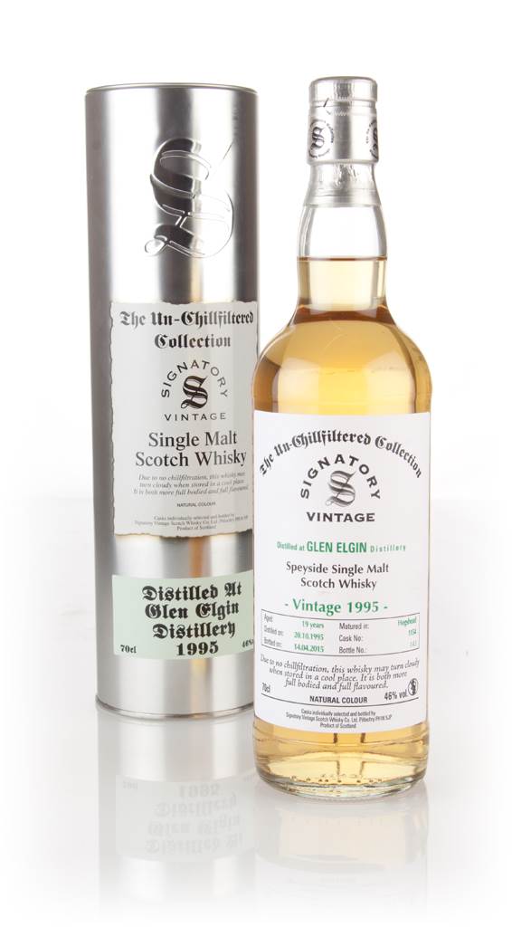 Glen Elgin 19 Year Old 1995 (cask 1154) - Un-Chillfiltered (Signatory) product image