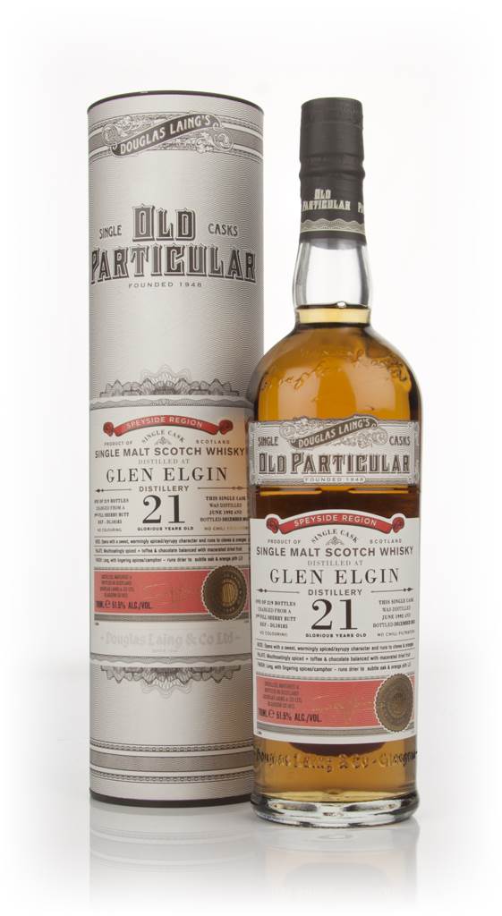 Glen Elgin 21 Year Old 1992 (cask 10185) - Old Particular (Douglas Laing) product image