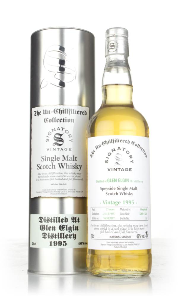 Glen Elgin 21 Year Old 1995 (cask 3260 & 3261) - Un-Chillfiltered Collection (Signatory) product image