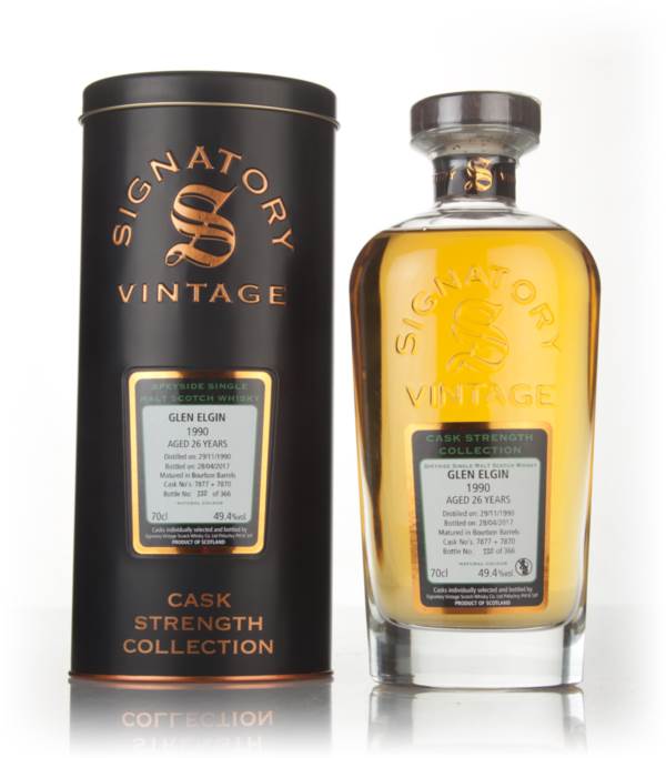 Glen Elgin 26 Year Old 1990 (asks 7877 & 7870) - Cask Strength Collection (Signatory) product image
