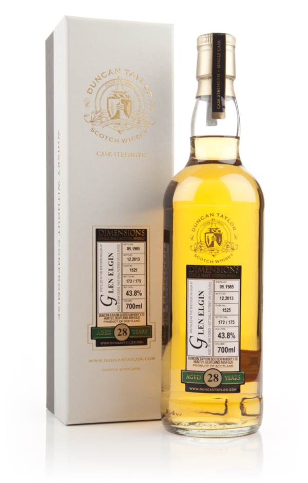 Glen Elgin 28 Year Old 1985 (cask 1525) - Dimensions (Duncan Taylor) product image