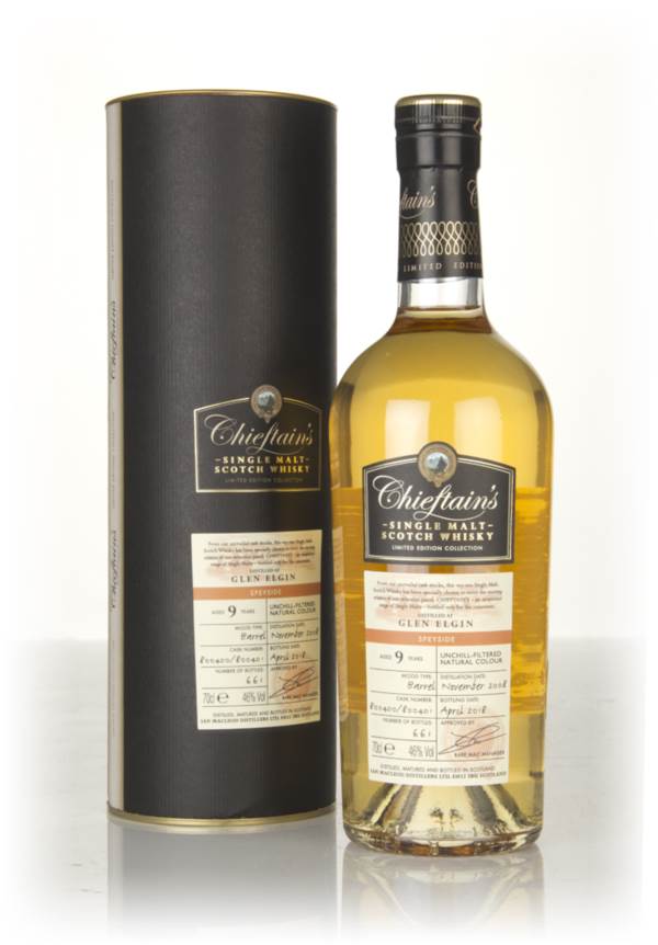 Glen Elgin 9 Year Old 2008 (casks 800400 & 800401) - Chieftain's (Ian Macleod) product image