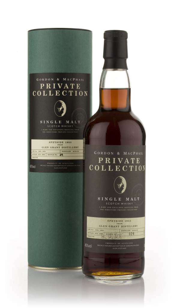 Glen Grant 1953 - Private Collection (Gordon and MacPhail) product image