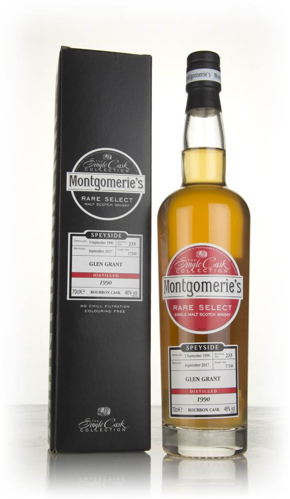 Glen Grant 1990 (cask 17246) (bottled 2017) - Rare Select (Montgomerie's) product image