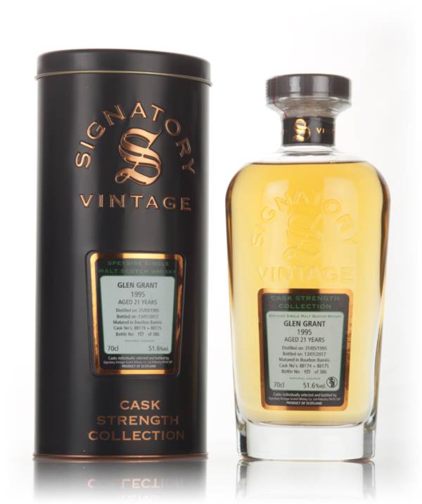 Glen Grant 21 Year Old 1995 (casks 88174 & 88175) - Cask Strength Collection (Signatory) product image