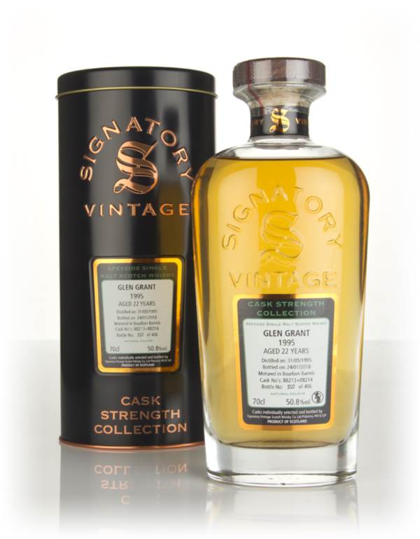 Glen Grant 22 Year Old 1995 (casks 88213 & 88214) - Cask Strength Collection (Signatory) product image