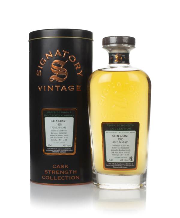 Glen Grant 24 Year Old 1995 (casks 88194 & 88195) - Cask Strength Collection (Signatory) product image