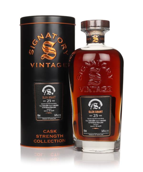 Glen Grant 25 Year Old 2000 (cask 6) - Cask Strength Collection (Signatory) product image