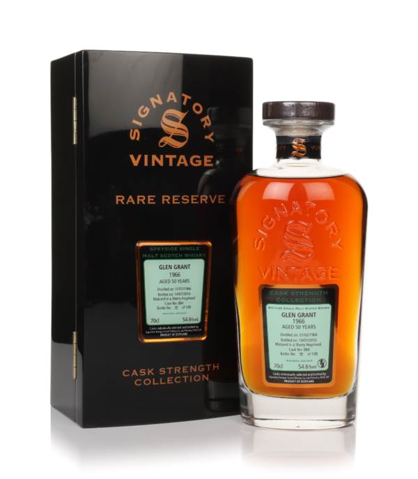 Glen Grant 50 Year Old 1966 (cask 884) - Cask Strength Collection Rare Reserve (Signatory) product image