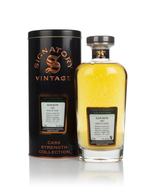 Glen Keith 22 Year Old 1997 (casks 72589 & 72590) - Cask Strength Collection (Signatory) product image