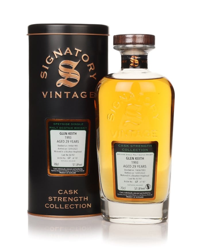 Glen Keith 29 Year Old 1993 (cask 82787) - Cask Strength Collection (Signatory)