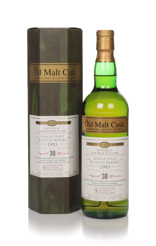 Glen Keith 30 Year Old 1993 - Old Malt Cask 25th Anniversary (Hunter Laing) product image
