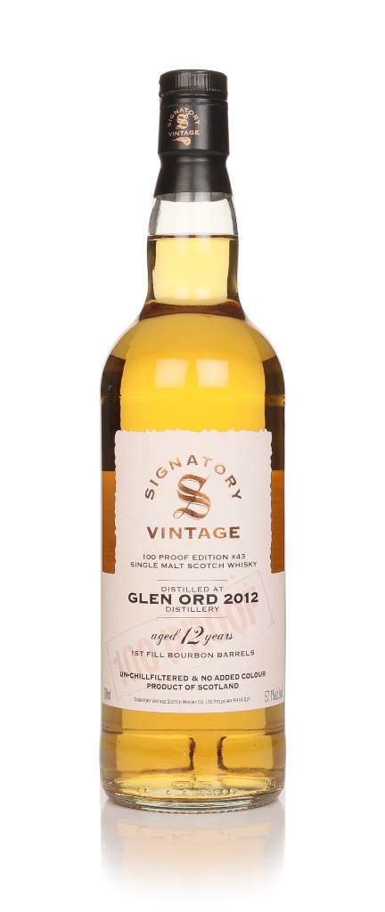 Glen Ord 12 Year Old 2012 - 100 Proof Edition #43 (Signatory) product image
