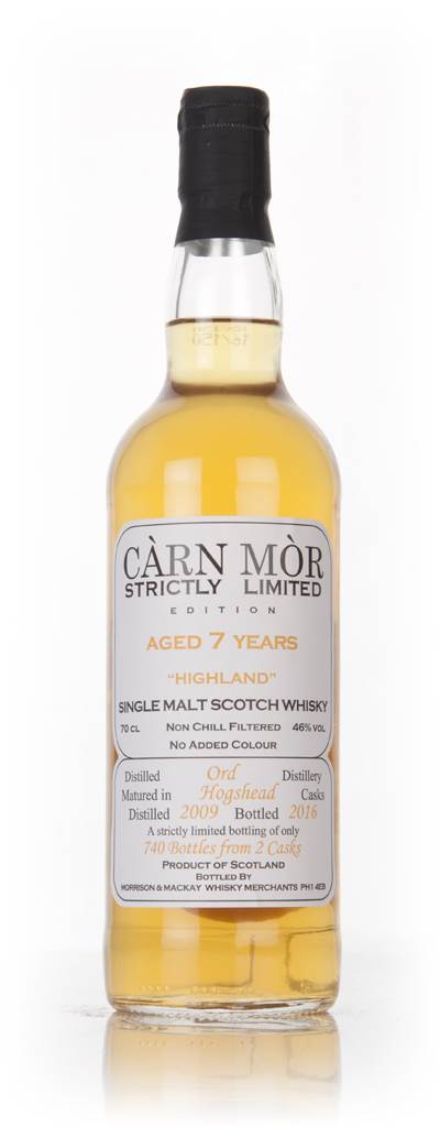Glen Ord 7 Year Old 2009 - Strictly Limited (Càrn Mòr) product image