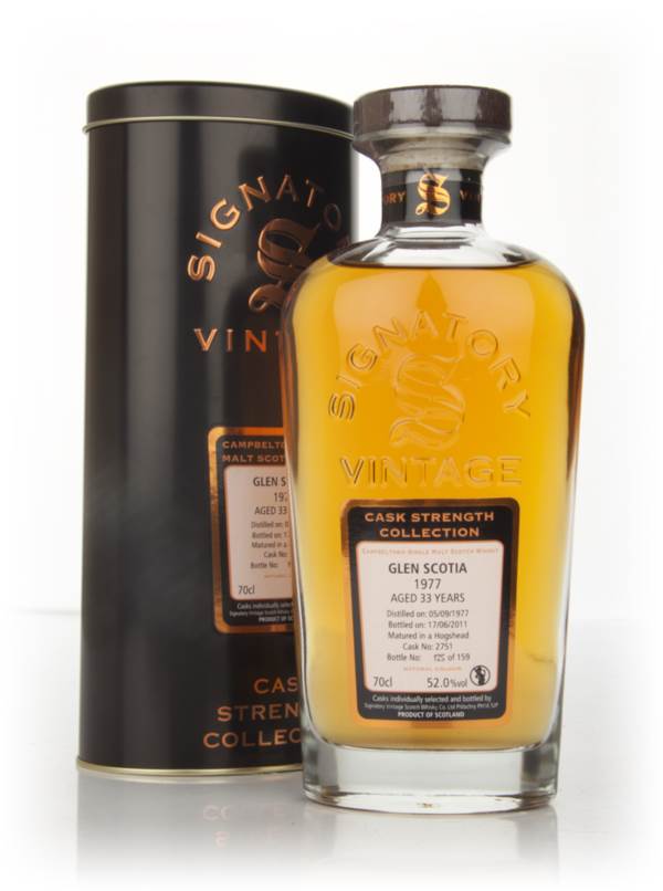 Glen Scotia 33 Year Old 1977 - Cask Strength Collection (Signatory) product image