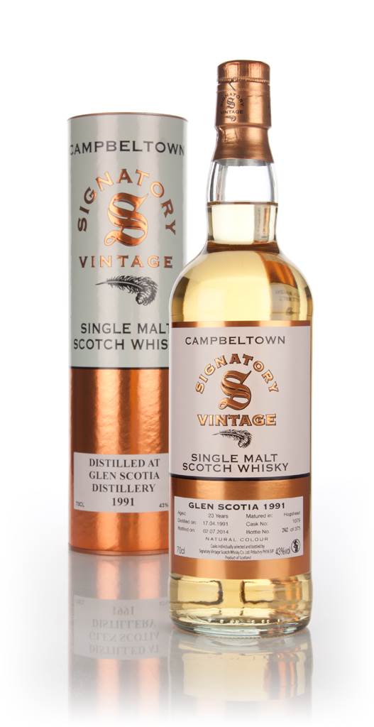 Glen Scotia 23 Year Old 1991 (cask 1079) (Signatory) product image