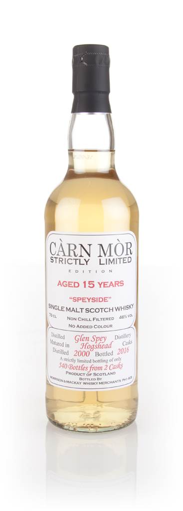 Glen Spey 15 Year Old 2000 - Strictly Limited (Càrn Mòr) product image