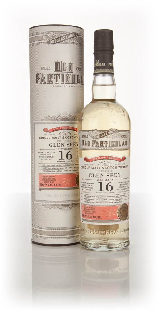 Glen Spey 16 Year Old 1999 (cask 9985) - Old Particular (Douglas Laing) product image