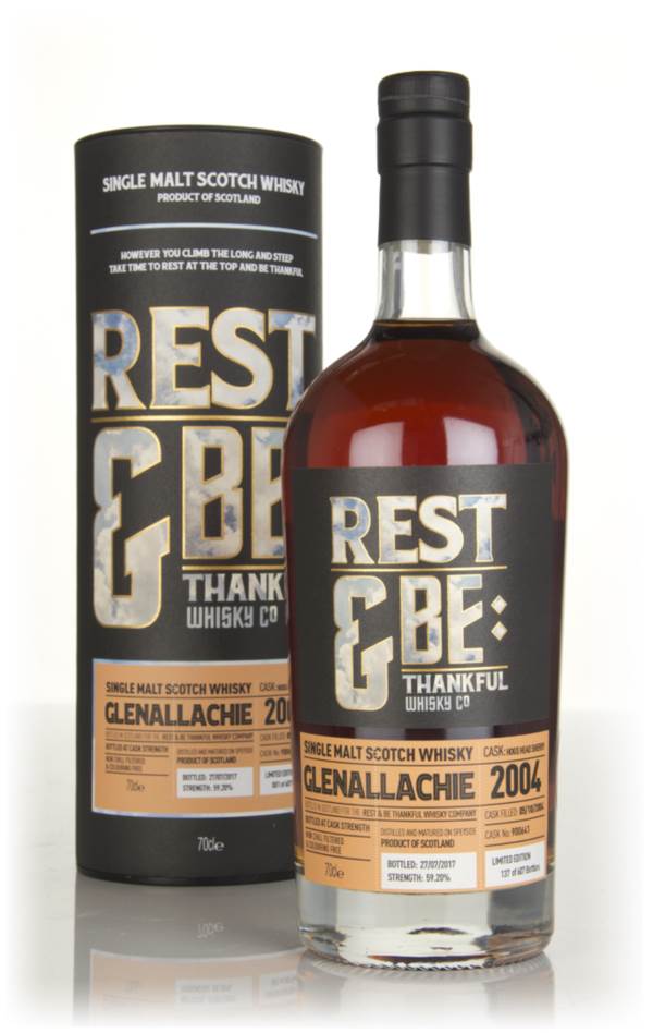 Glenallachie 12 Year Old 2004 (cask 900641) (Rest & Be Thankful) product image