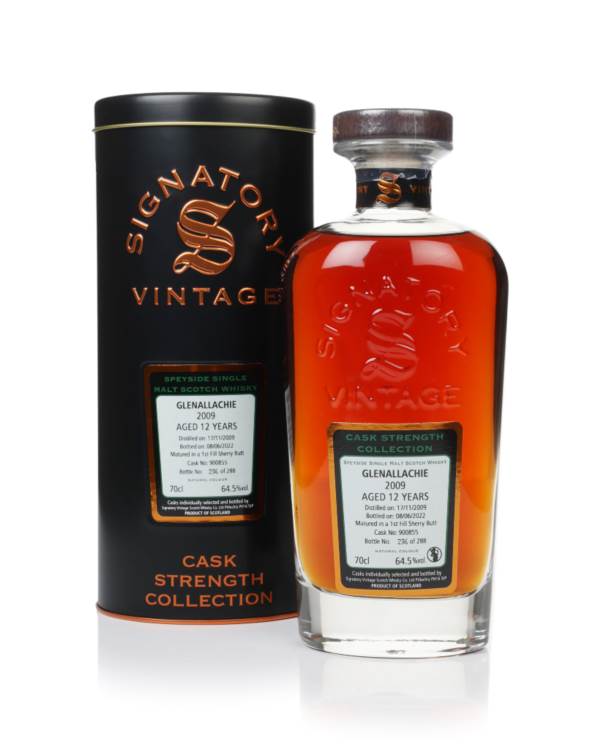 GlenAllachie 12 Year Old 2009 (cask 900855) - Cask Strength Collection (Signatory) product image