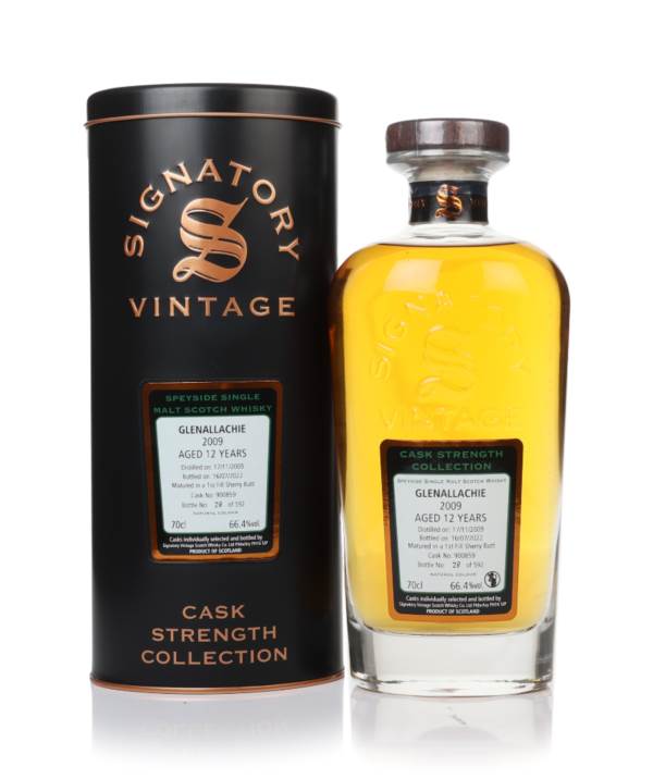 GlenAllachie 12 Year Old 2009 (cask 900859) - Cask Strength Collection (Signatory) product image