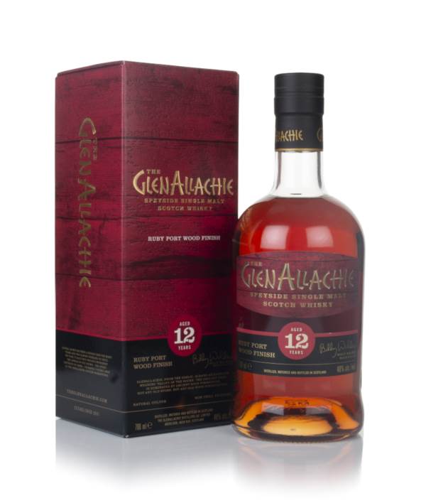 GlenAllachie 12 Year Old Ruby Port Wood Finish product image