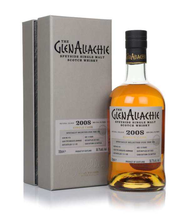 GlenAllachie 13 Year Old 2008 (cask 418) - Moscatel Barrique product image